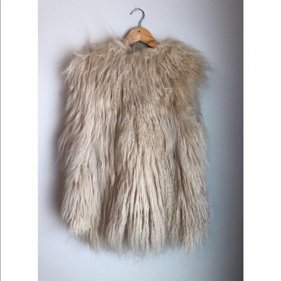 MILLY of New York - Dyed Magnolian Lamb Fur Vest - Picture 7 of 7